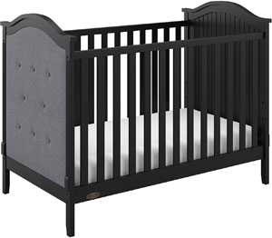 Best Graco crib - Linden upholstered crib