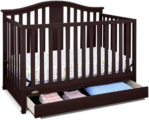 Best Graco crib - Solano convertible crib with drawer