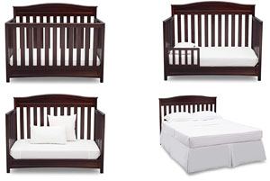 Delta Children Emery 4-in-1 Convertible Baby Crib