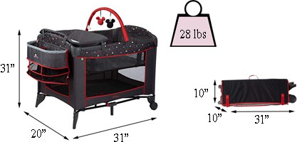 Best travel cribs: Disney Sweet Wonder Playard