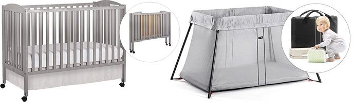 Wooden portable crib vs. travel crib