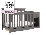 Best baby crib brands - Piedmont 4-in-1 convertible crib with changer