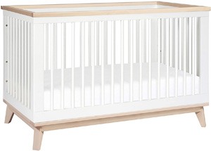 Babyletto Scoot 3-in-1 Convertible Crib with Toddler Bed Conversion Kit