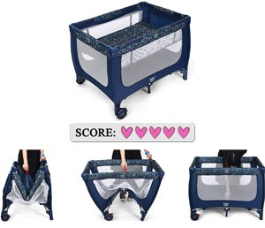 Best cheap Pack 'N Play: BABY JOY Portable Baby Playard
