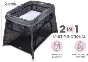 The Best Cheap Travel Cribs - Flisko's Lightweight portable crib
