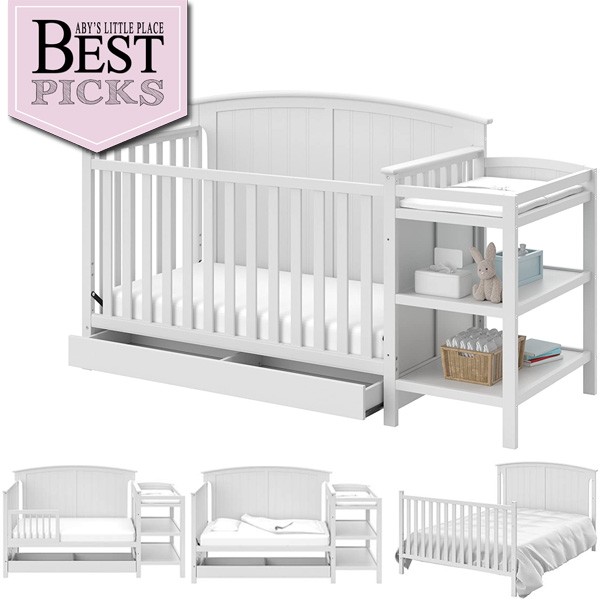 Best Farmhouse Cribs with Storage | Most Storage Space