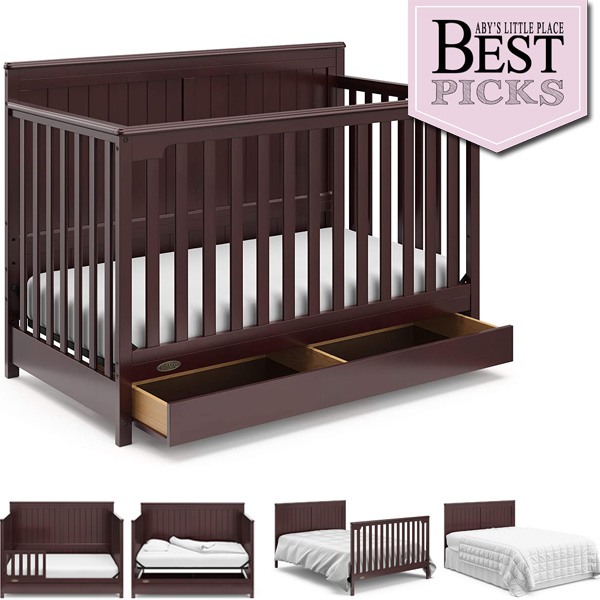 Best Farmhouse Cribs with Storage | Best Under-Crib Drawer