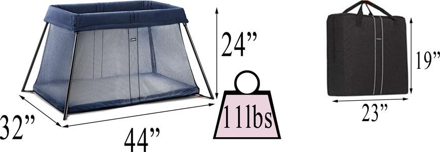 Travel Crib Specifications